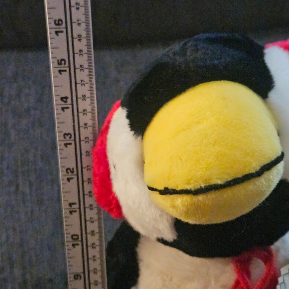Vintage Paddles The Penguin Plush Toy w/ Earmuffs & Backpack with tags - Picture 5 of 11